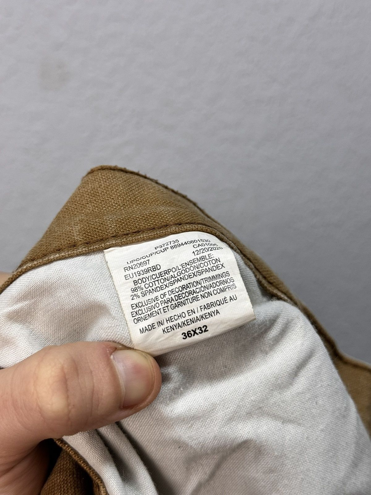 Carhartt Vintage Cargo pants Carhartt Double knee baggy y2k sk8 opium Size US 34 / EU 50 - 15 Thumbnail
