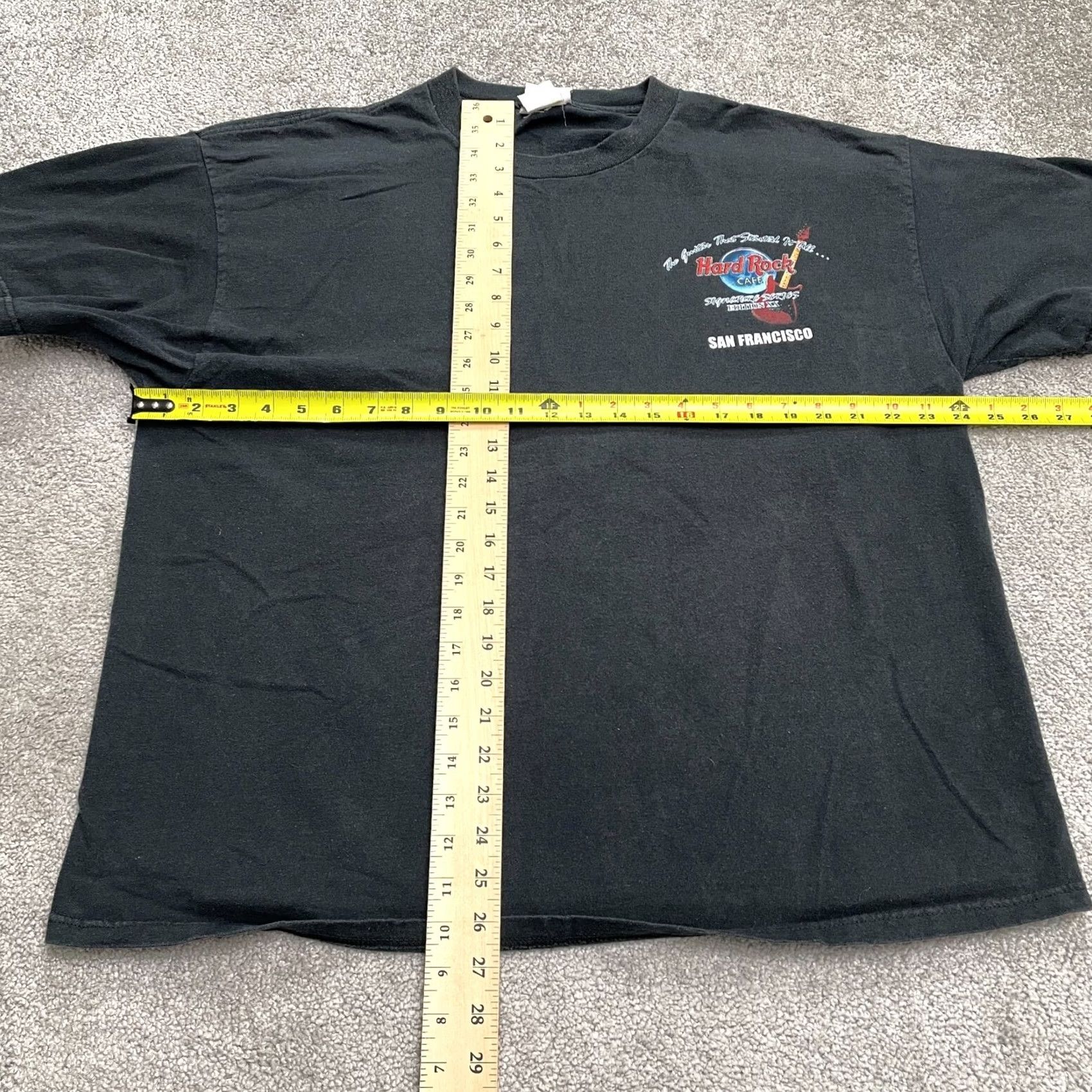 Hard Rock Cafe Hard Rock Cafe Vintage 90s Graphic T-Shirt Unisex XL Black Crew Neck Cotton Tee Size XL / US 12-14 / IT 48-50 - 7 Thumbnail