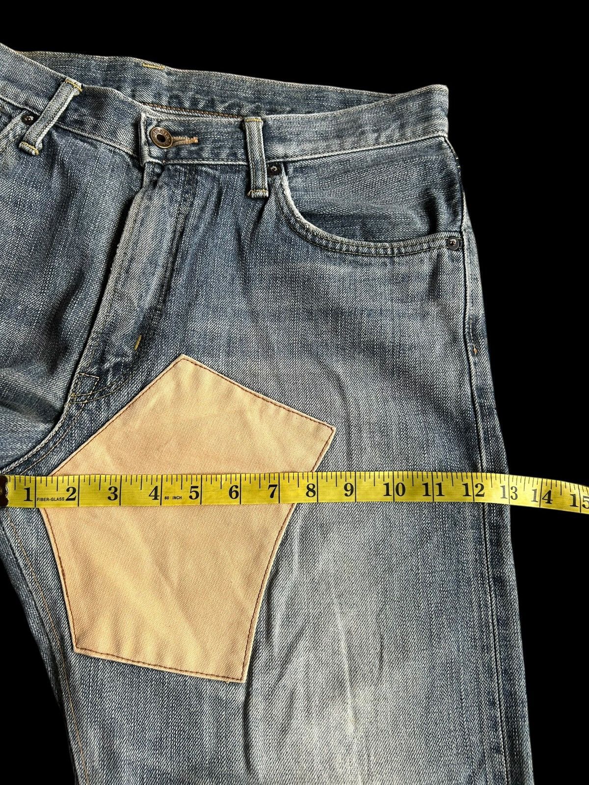 Japanese Brand × Kapital × Vintage Edwin Selvedge Distressed Japanese Denim Jeans Size US 34 / EU 50 - 17 Thumbnail