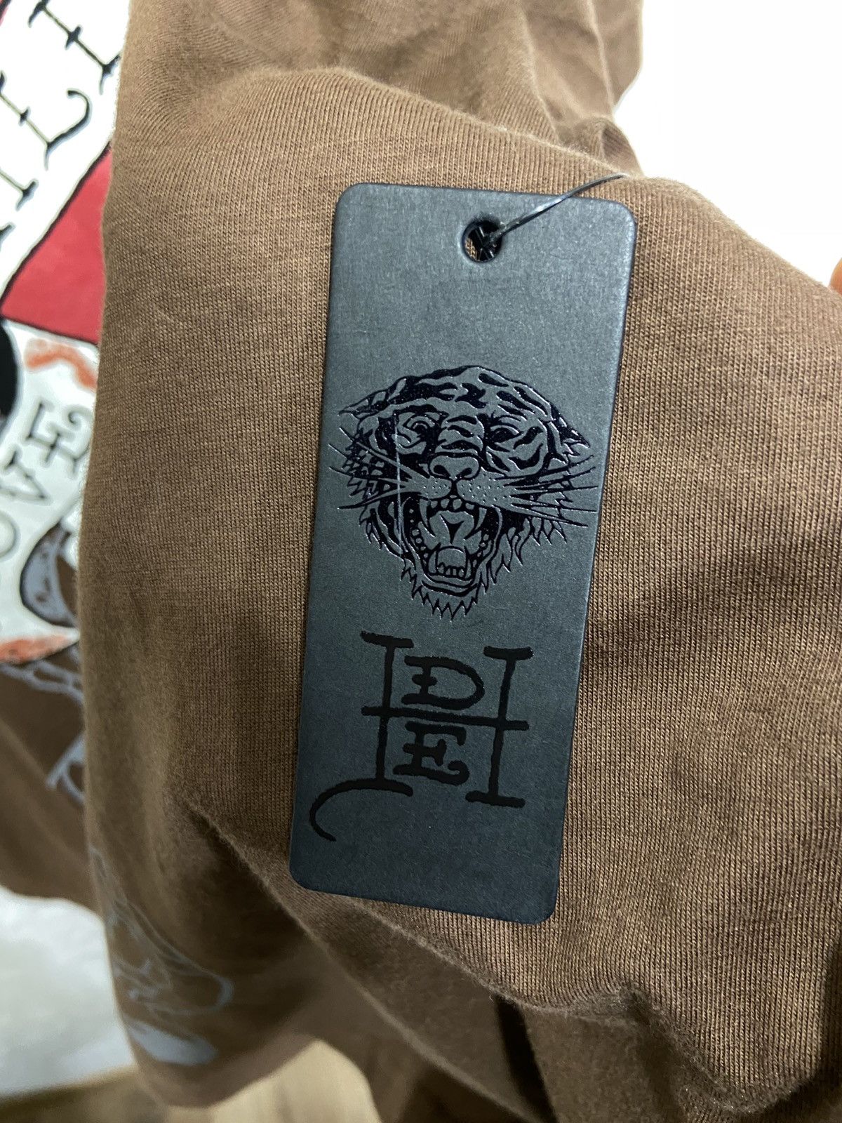 Ed Hardy Ed Hardy Skull Brown Tee XXL Size US XXL / EU 58 / 5 - 5 Thumbnail