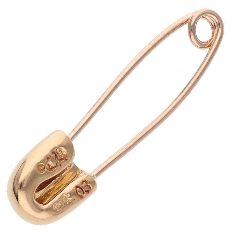 Chrome Hearts Chrome Hearts 22K Gold Safety Pin Necklace Size ONE SIZE - 2 Thumbnail