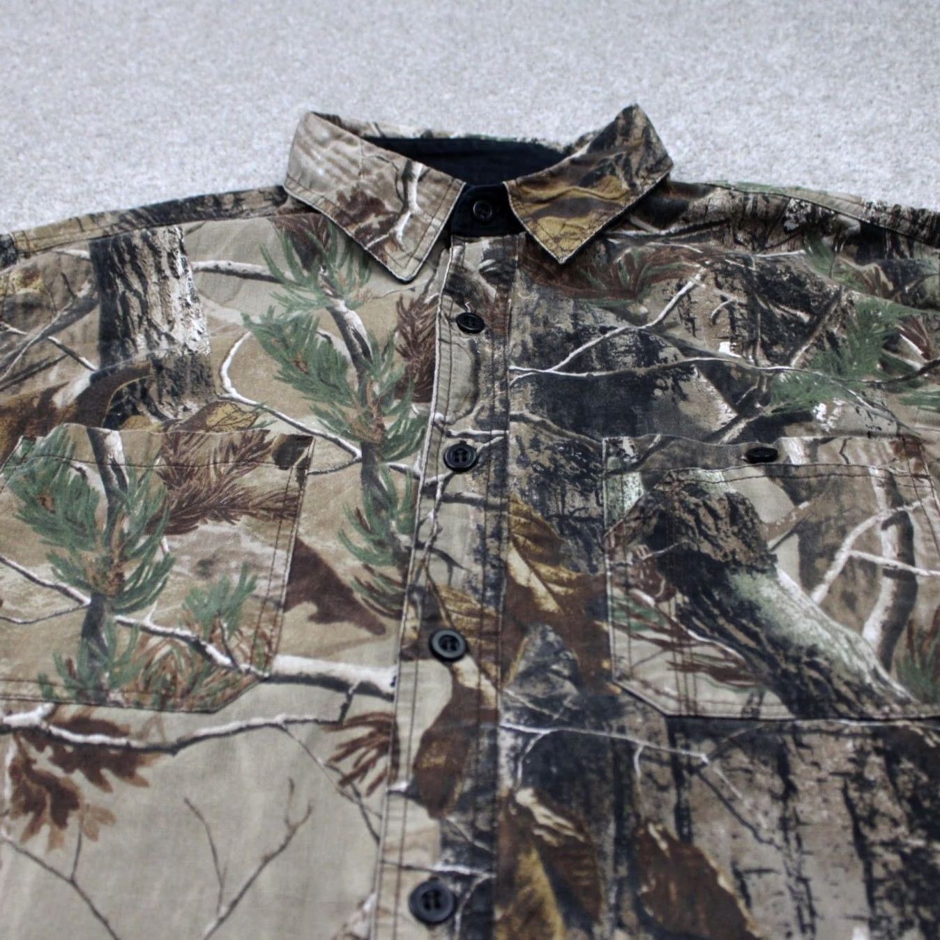 Walls Walls Camo Shirt Mens 2XL XXL Green Camouflage L/S Button-Up Hunting Shirt Size US XXL / EU 58 / 5 - 3 Thumbnail