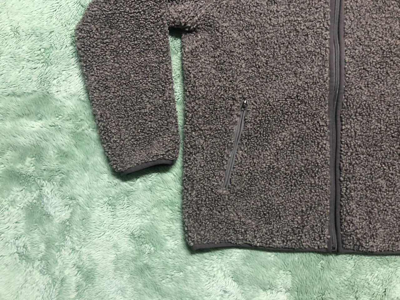 Uniqlo JAPANESE BRAND UNIQLO SHERPA FLEECE ZIPPER JACKET NO COLLAR Size US L / EU 52-54 / 3 - 8 Thumbnail