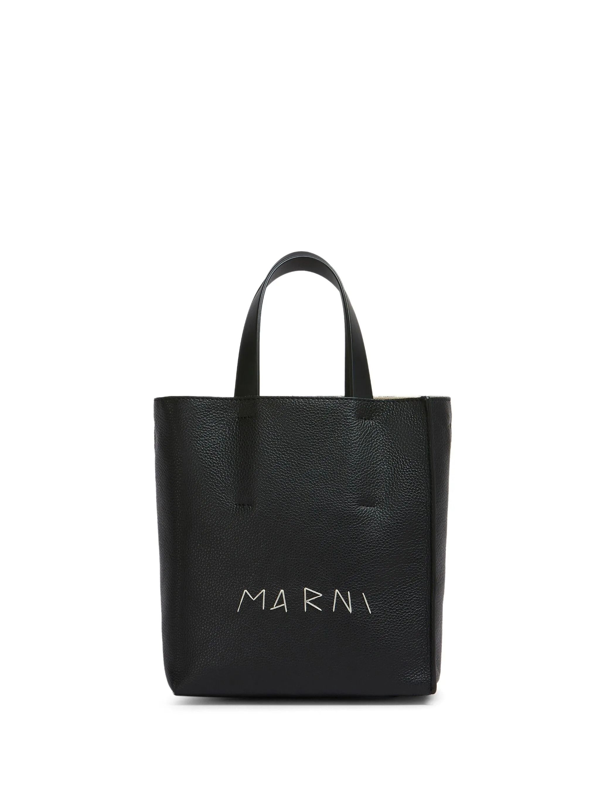 Marni o1f1d3z0126 Size: OS / Mini Museo Tote Bag in Black Size ONE SIZE - 1 Thumbnail