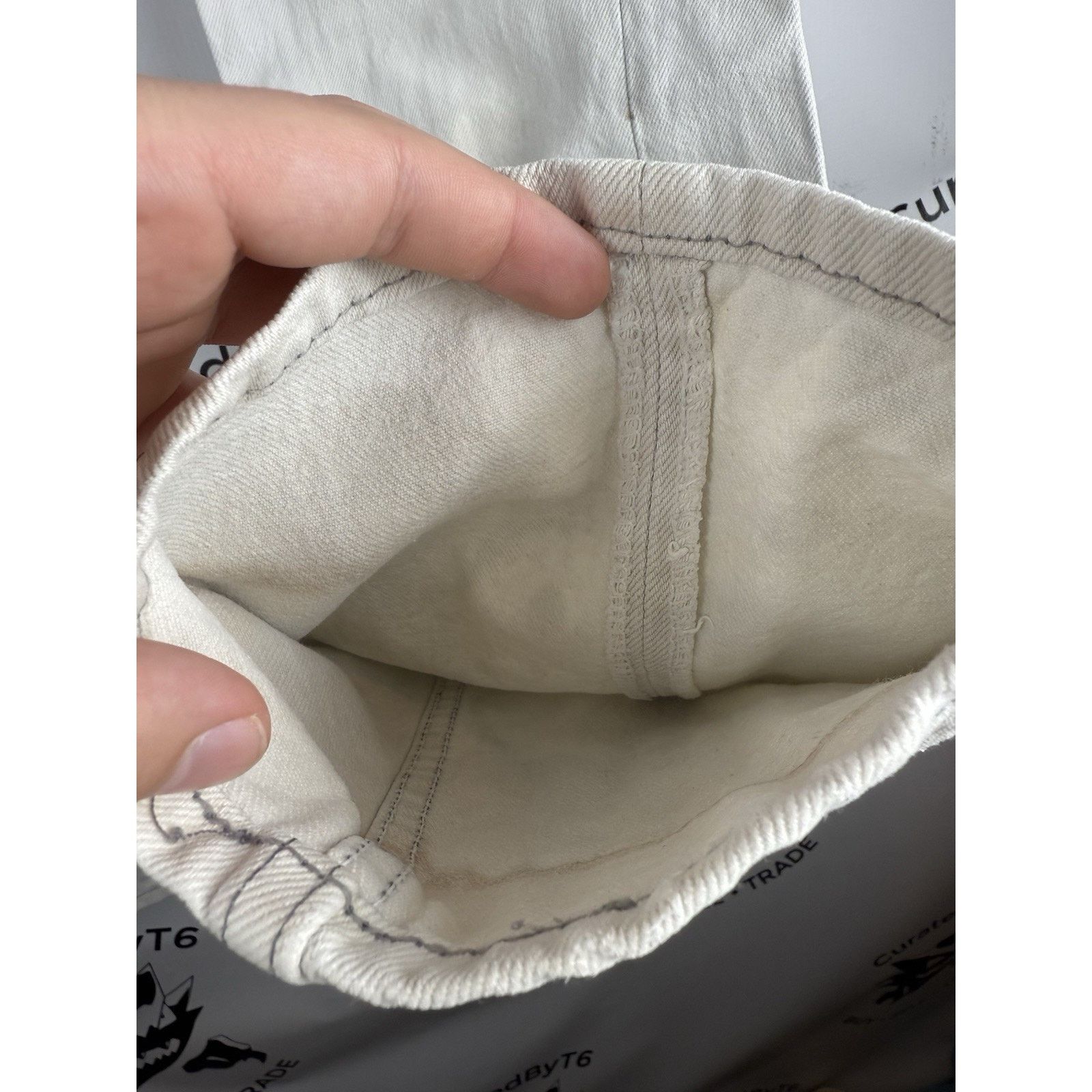 Levi's Vintage 80s Levi 501 Jeans White 30x30 | 29.5/29.5 Size US 30 / EU 46 - 8 Thumbnail