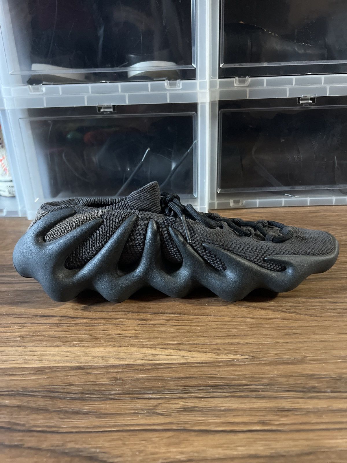Yeezy Adidas Yeezy Boost 450 ‘Dark Slate’ Size US 12 / EU 45 - 3 Thumbnail