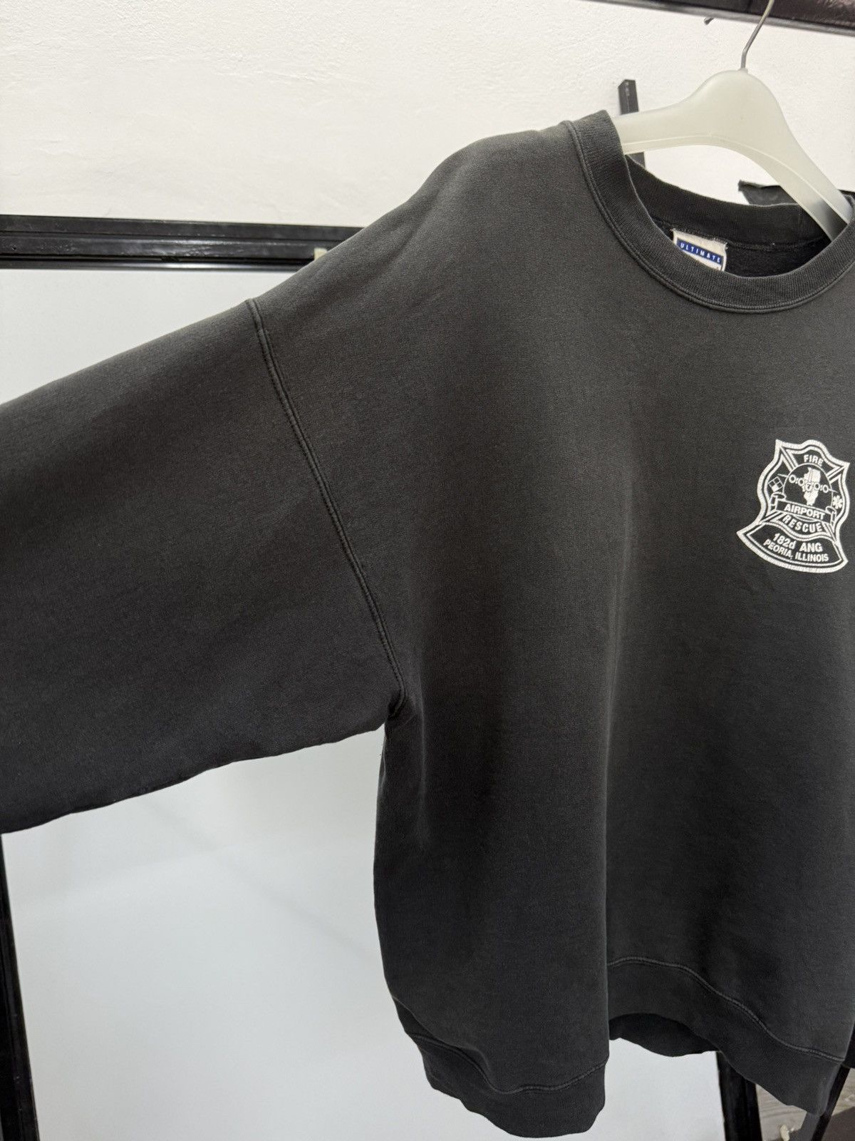 Hanes × Vintage 🔥 USA 🔥 Vintage 90's Hanes Ultimate Cotton Fire Rescue - L Size US L / EU 52-54 / 3 - 6 Thumbnail