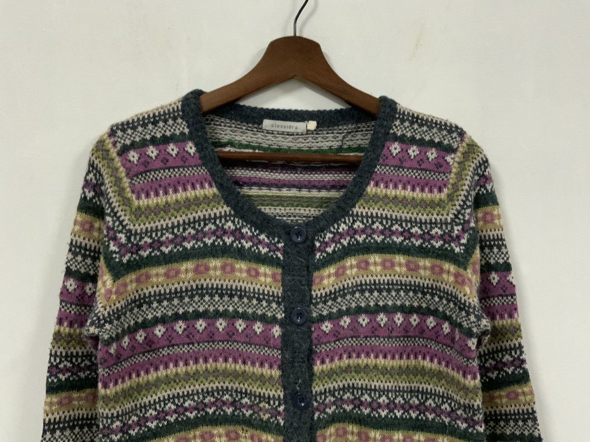 Japanese Brand Clessidra Native Avant Garde Handknit Knit Sweater Size US M / EU 48-50 / 2 - 3 Thumbnail