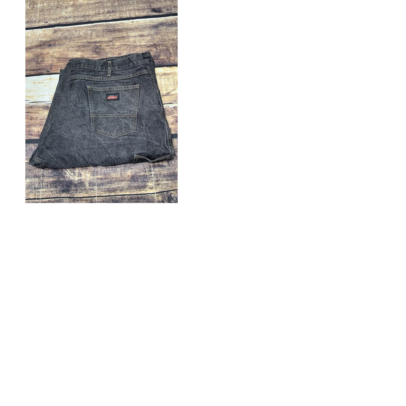 Dickies Dickies Denim Work Shorts Size 42 Loose Fit ER305BK Black Tool Pockets Mens Shorts Navy? Size US 42 / EU 58 - 9 Thumbnail