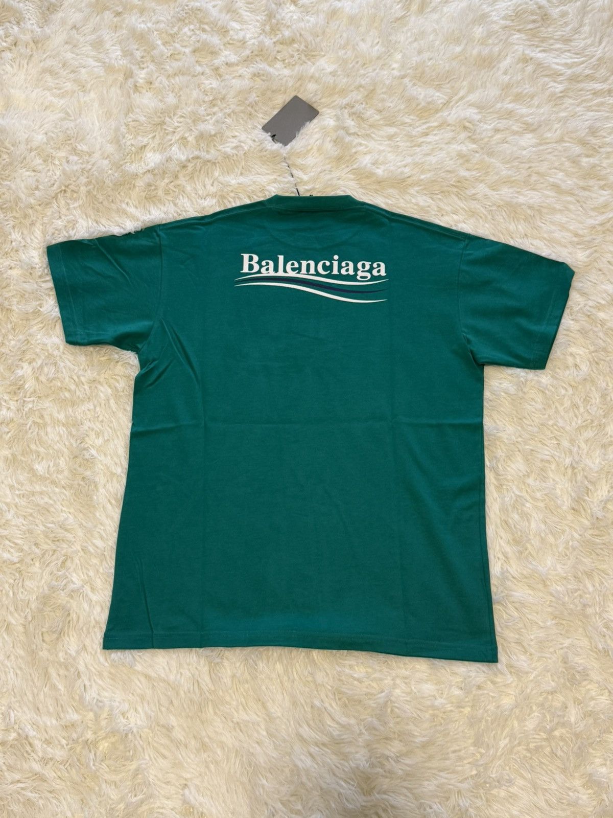 Balenciaga Balenciaga deep green t shirt Size US XXS / EU 40 - 3 Thumbnail