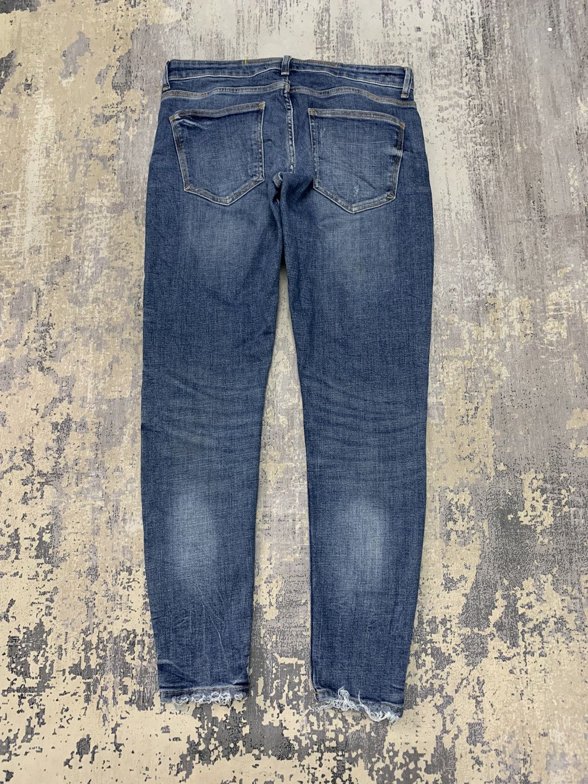 Designer × Jean × Zara Zara Thrasher Skinny-Fit Distressed Jeans 34x30 Size US 34 / EU 50 - 10 Thumbnail