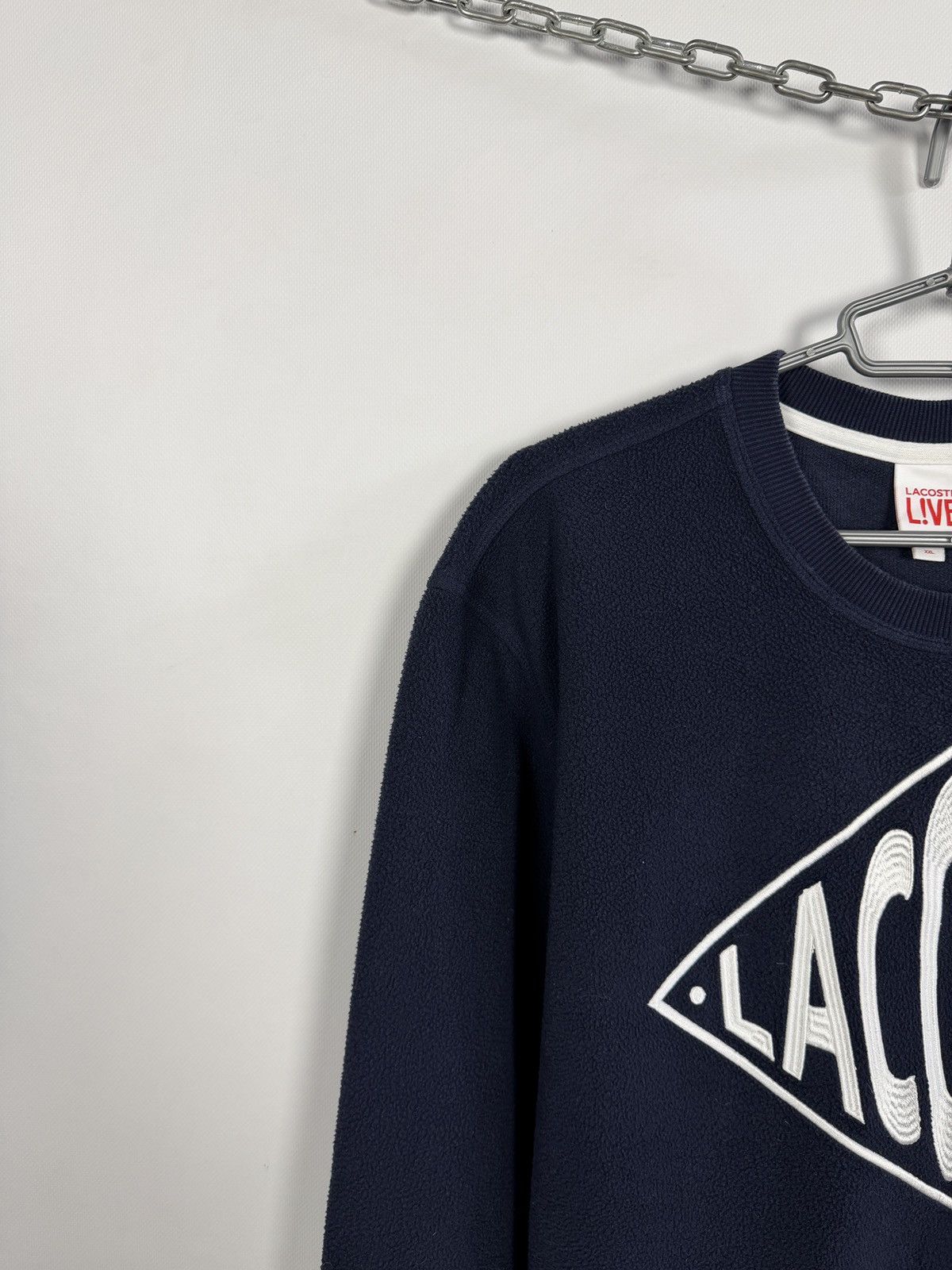 Lacoste Lacoste Live! Fleece Pullover Big Embroidered Logo Size XXL Size US XXL / EU 58 / 5 - 3 Thumbnail