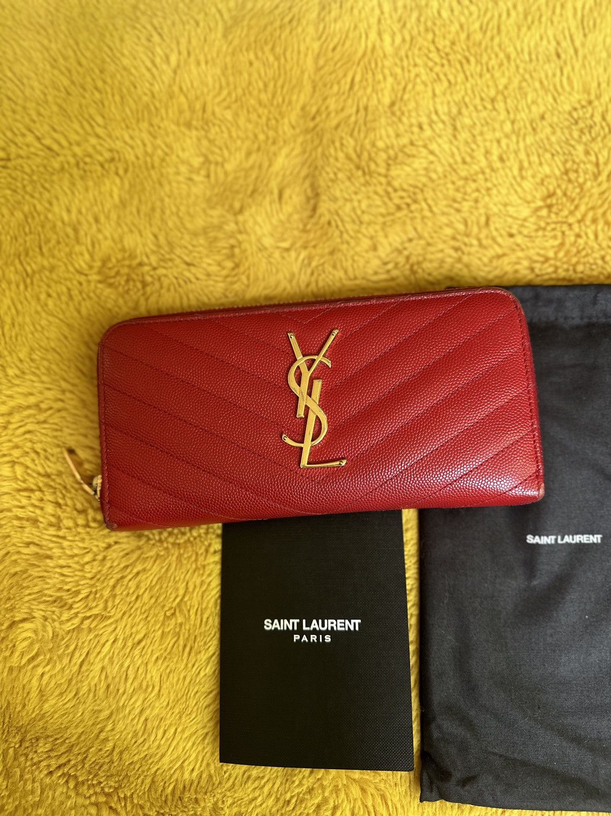 Yves Saint Laurent Saint Laurent YSL wallet Size ONE SIZE - 3 Thumbnail