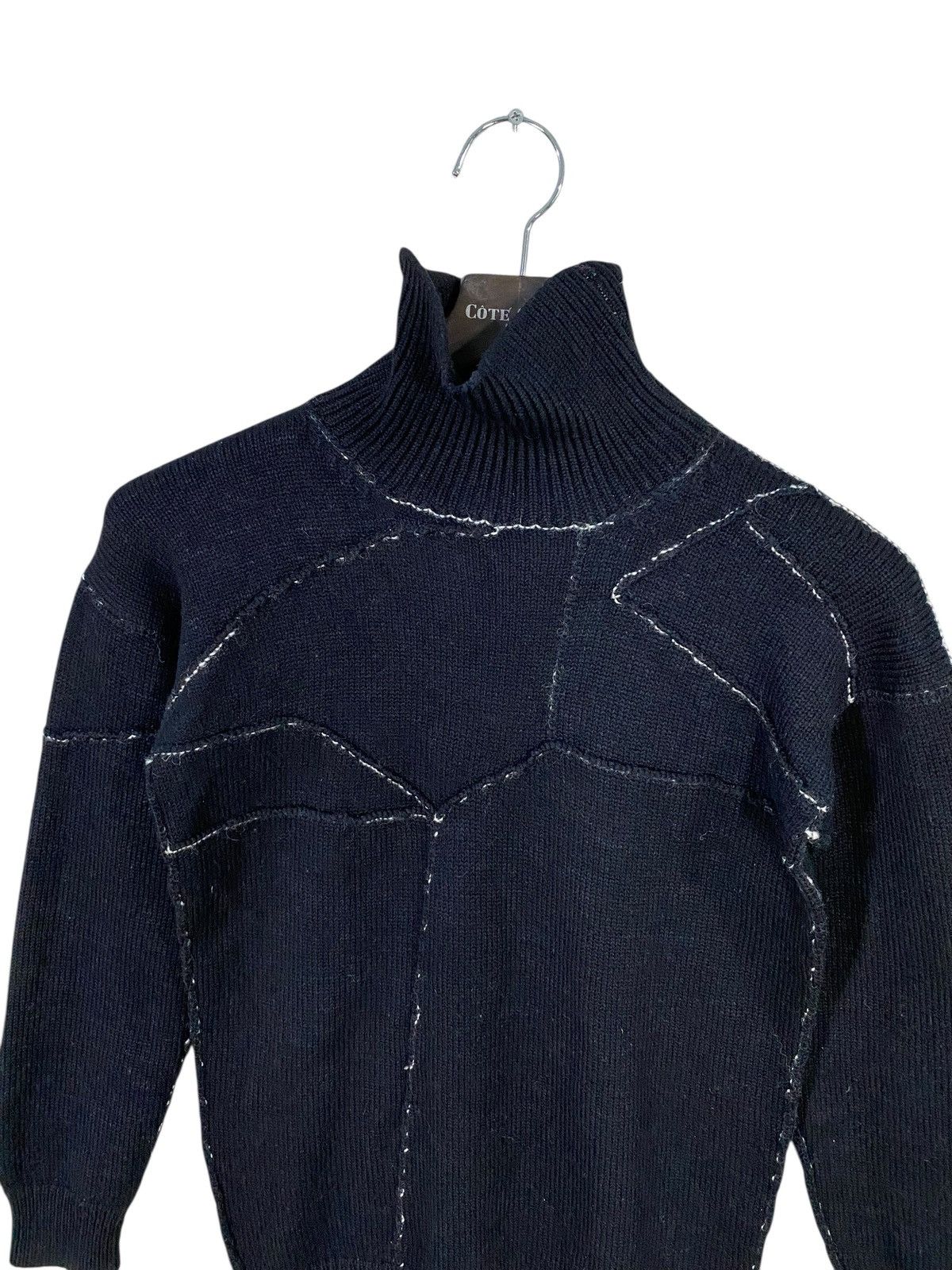Y's Vintage y's by yohji yamamoto knit wool sweater black rarest Size US M / EU 48-50 / 2 - 6 Thumbnail