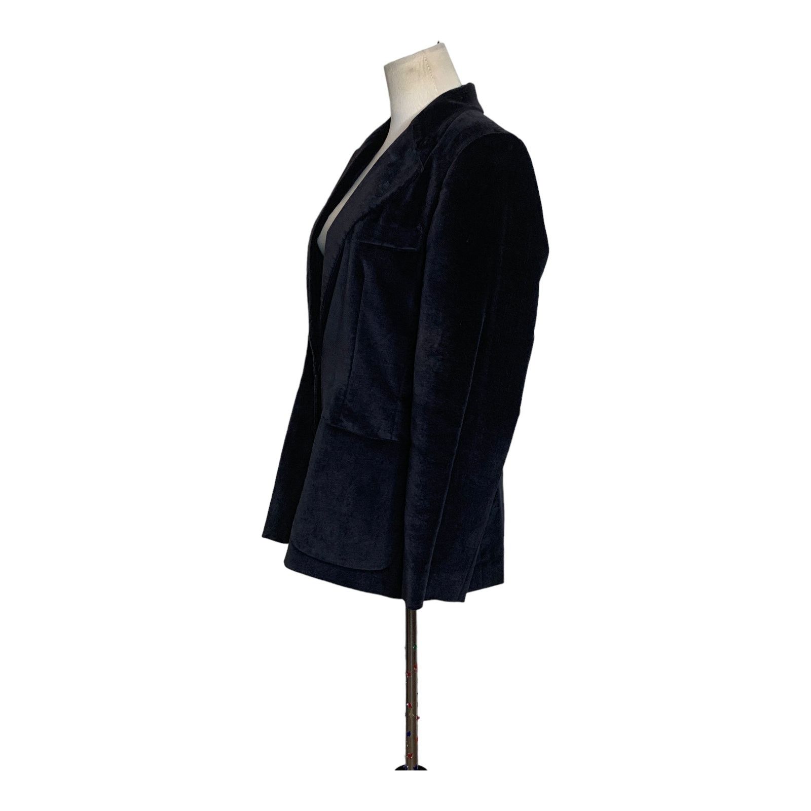 Harve Benard Harve Benard vintage black velvet one button blazer size 10 Size L / US 10 / IT 46 - 6 Thumbnail