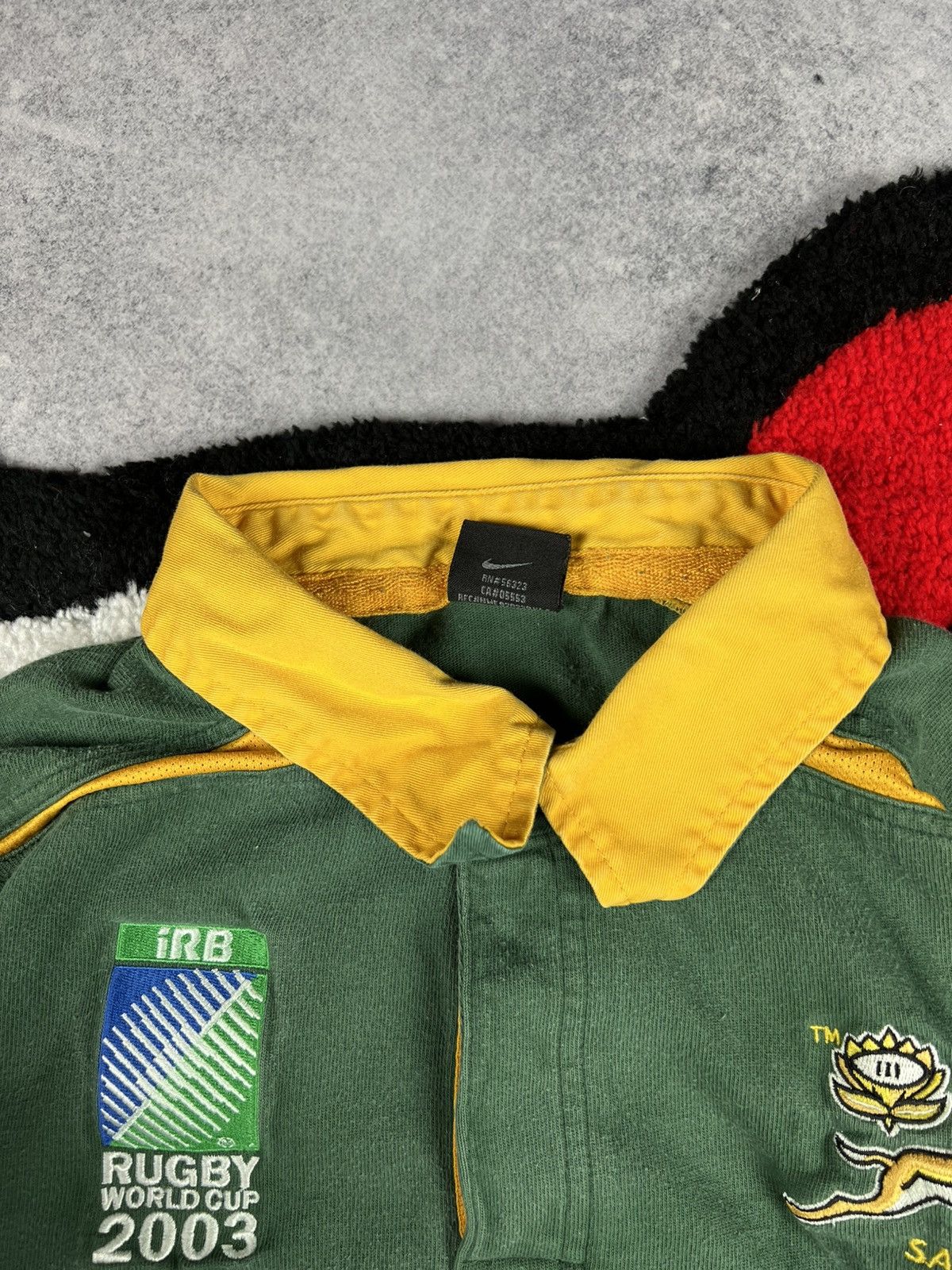 Nike Vintage Nike 2003 South Africa Rugby World Cup Long Sleeve Size US XXL / EU 58 / 5 - 7 Thumbnail