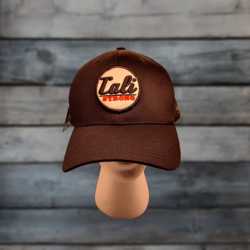 Vintage Cali Strong Fitted Men's Hat Black L/XL Front Badge NWT California Sports Ball Cap Mens Brand Cali Strong Embroidered Badge Back Spellout Bearing Bear Size ONE SIZE - 1 Thumbnail