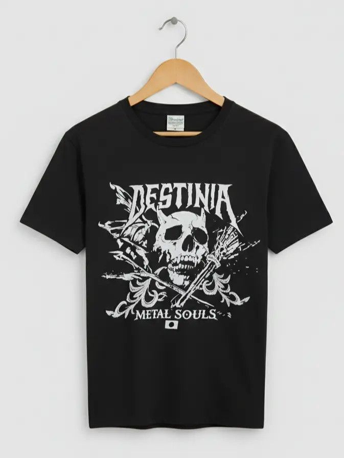 Vintage Destinia Rock Band Vintage Tshirt Rare Graphics Size US M / EU 48-50 / 2 - 1 Thumbnail