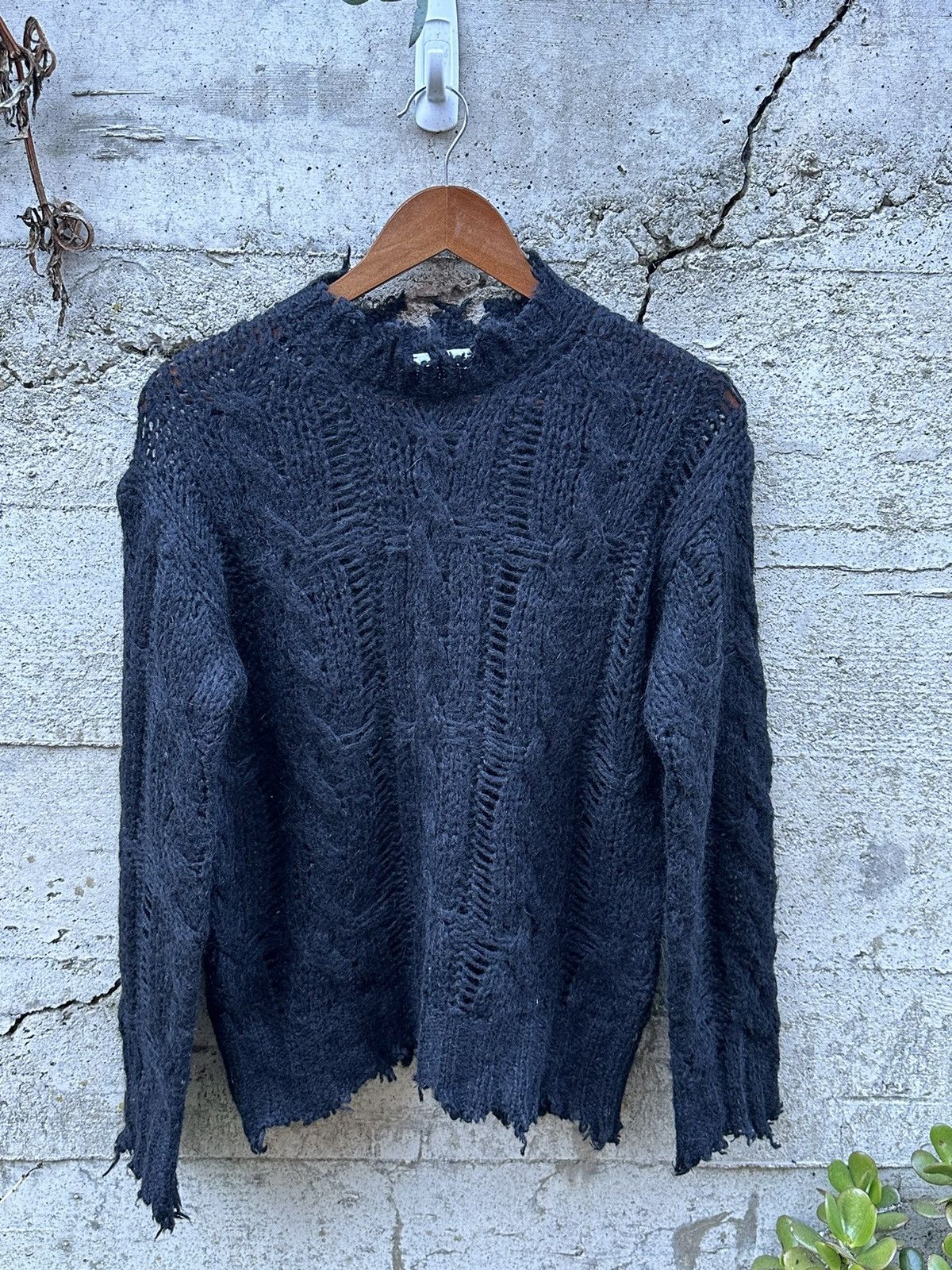 Acne Studios RARE GRAIL Acne Studios raw edge grunge sweater Size US M / EU 48-50 / 2 - 4 Thumbnail