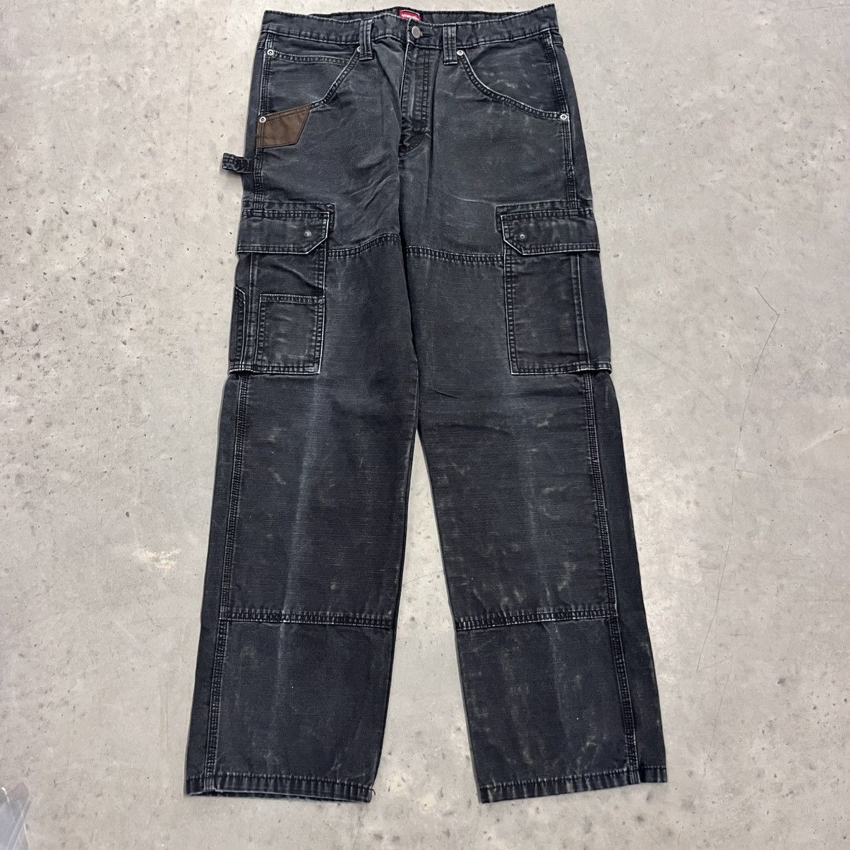 Dickies Vintage Y2K Dickies Carpenter Pants Black Faded Workwear 34 Size US 34 / EU 50 - 1 Thumbnail