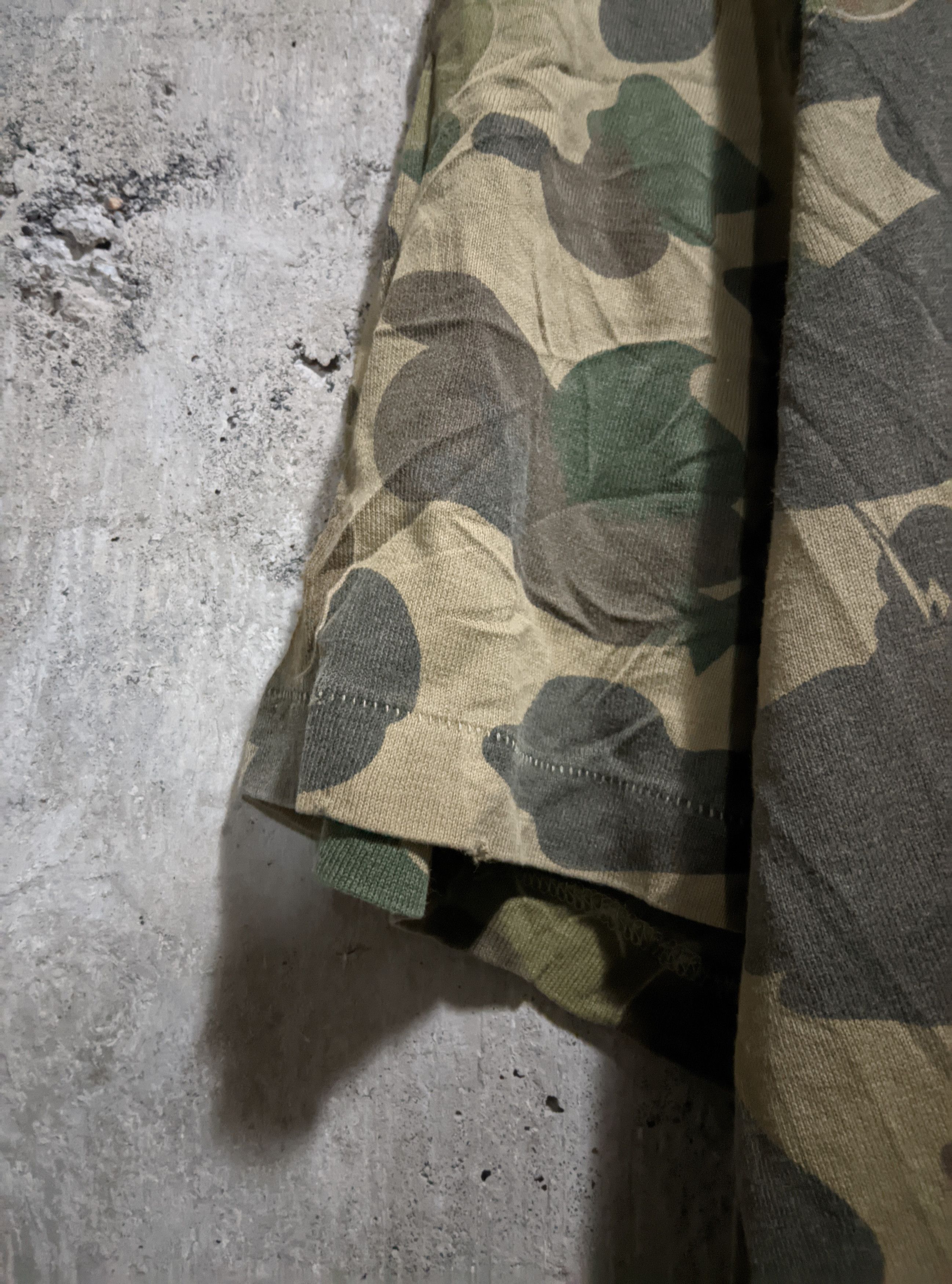 Vintage Vintage 2005 bape x kaws first collab camo t shirt Size US XL / EU 56 / 4 - 15 Thumbnail