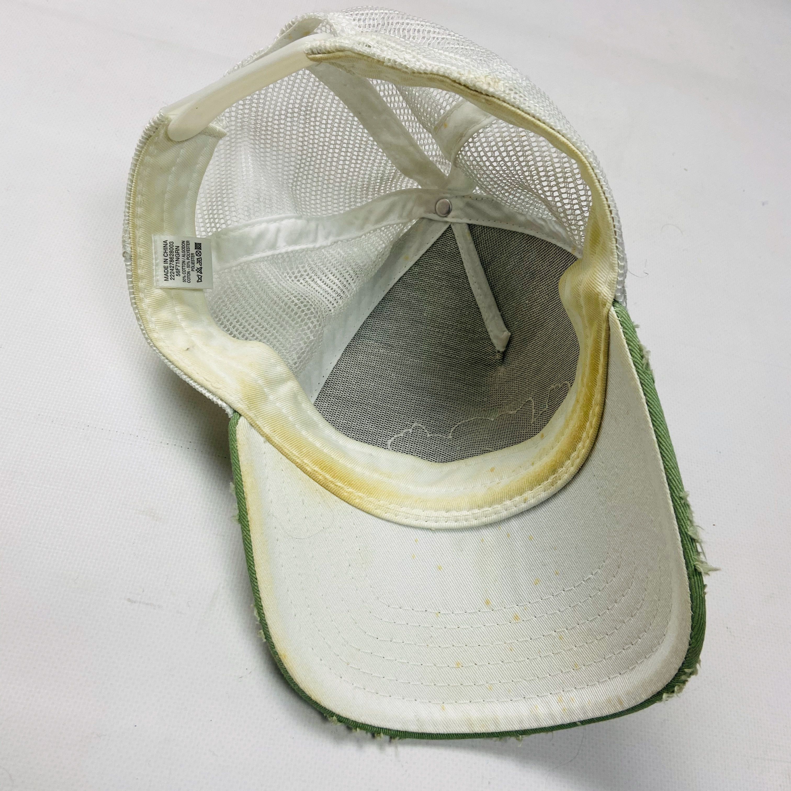 Japanese Brand Y2K KAPITAL STYLE OSAKA JAPAN DISTRESSED TRACKER CAP № 4168 Size ONE SIZE - 8 Thumbnail