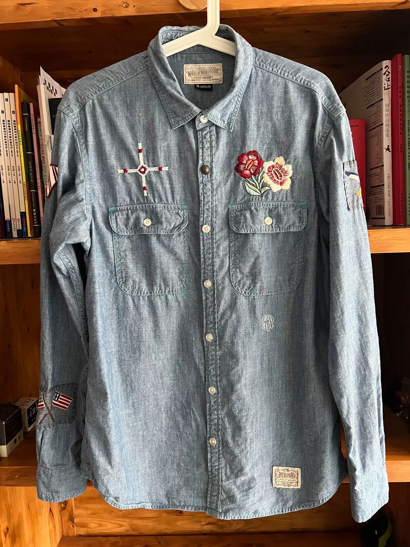 Neighborhood classic embroidered denim work shirt Size US M / EU 48-50 / 2 - 1 Thumbnail
