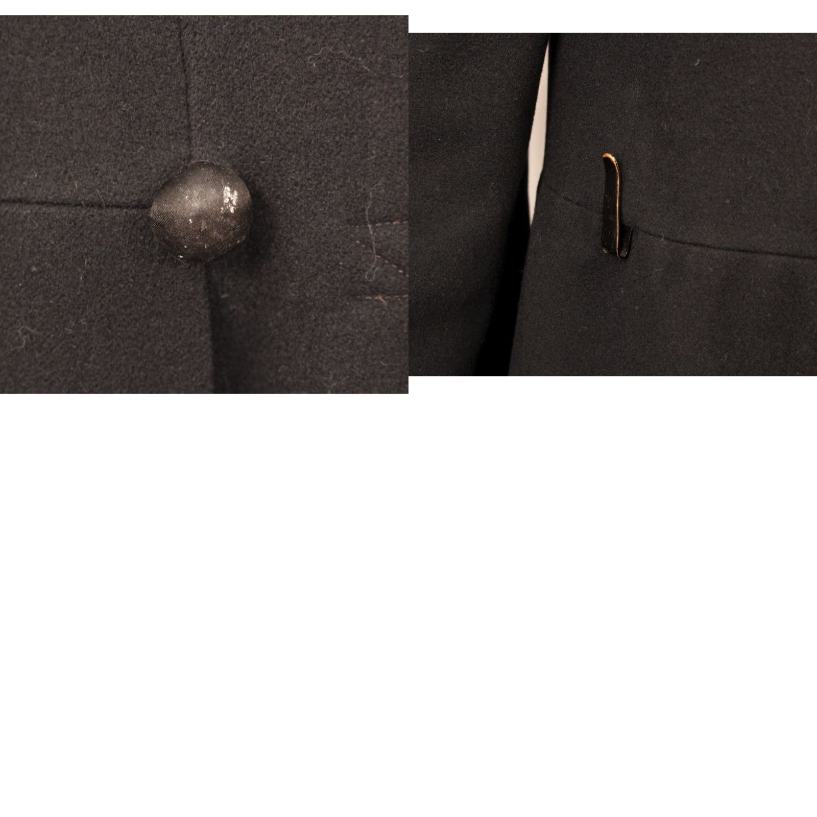 Vintage Edwardian Frock Coat Black Wool Sz M Men’s Vintage 1900s 1900s Edwardian Antique Coat Size US M / EU 48-50 / 2 - 9 Thumbnail