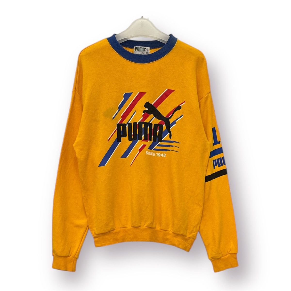 Puma 🔥 Vintage 90's Puma sportwear big logo Sweatshirt Size US XS / EU 42 / 0 - 1 Thumbnail