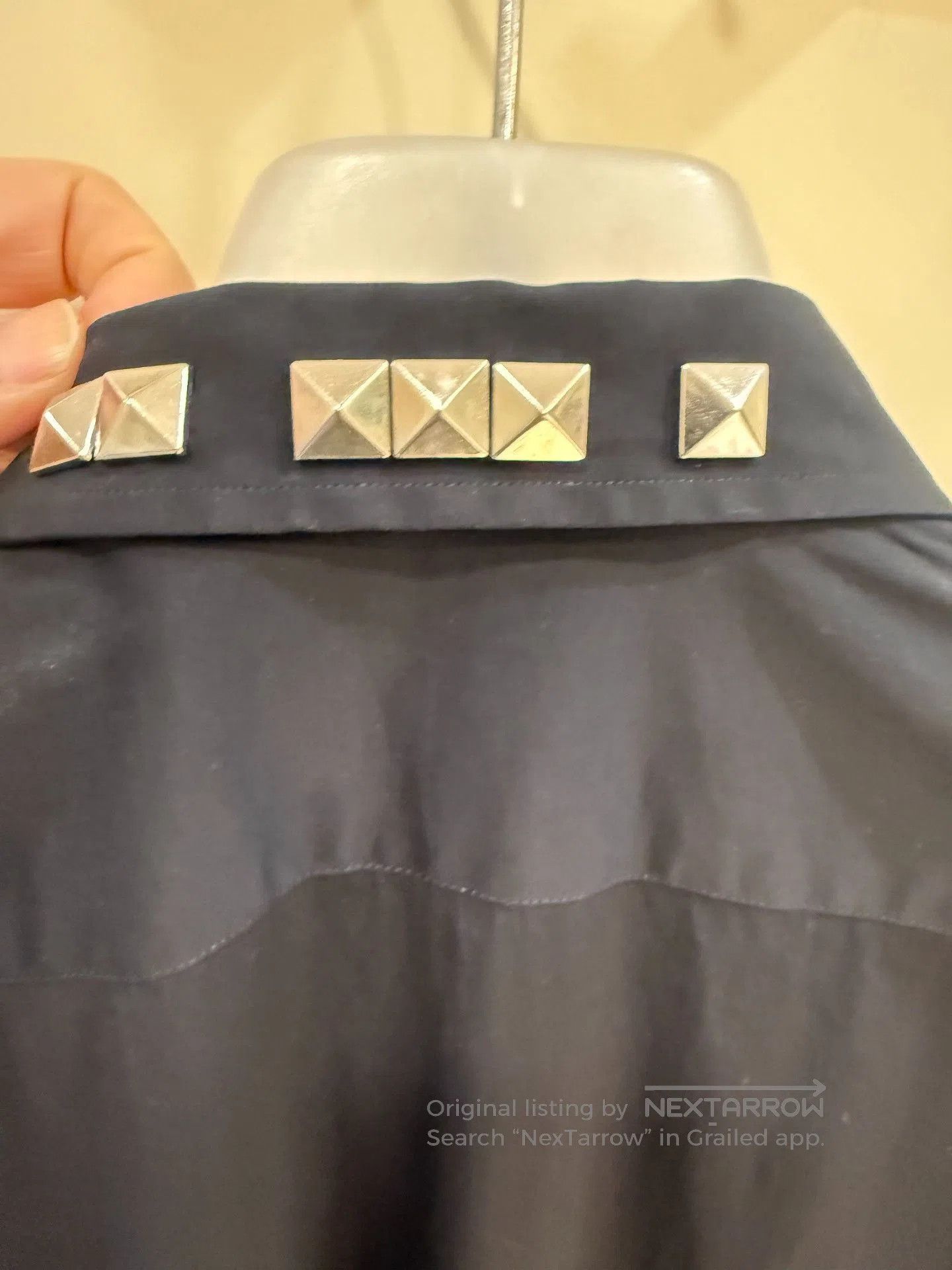 Alexander McQueen Alexander McQueen Rivet Collar Cotton Shirt. Size US M / EU 48-50 / 2 - 5 Thumbnail