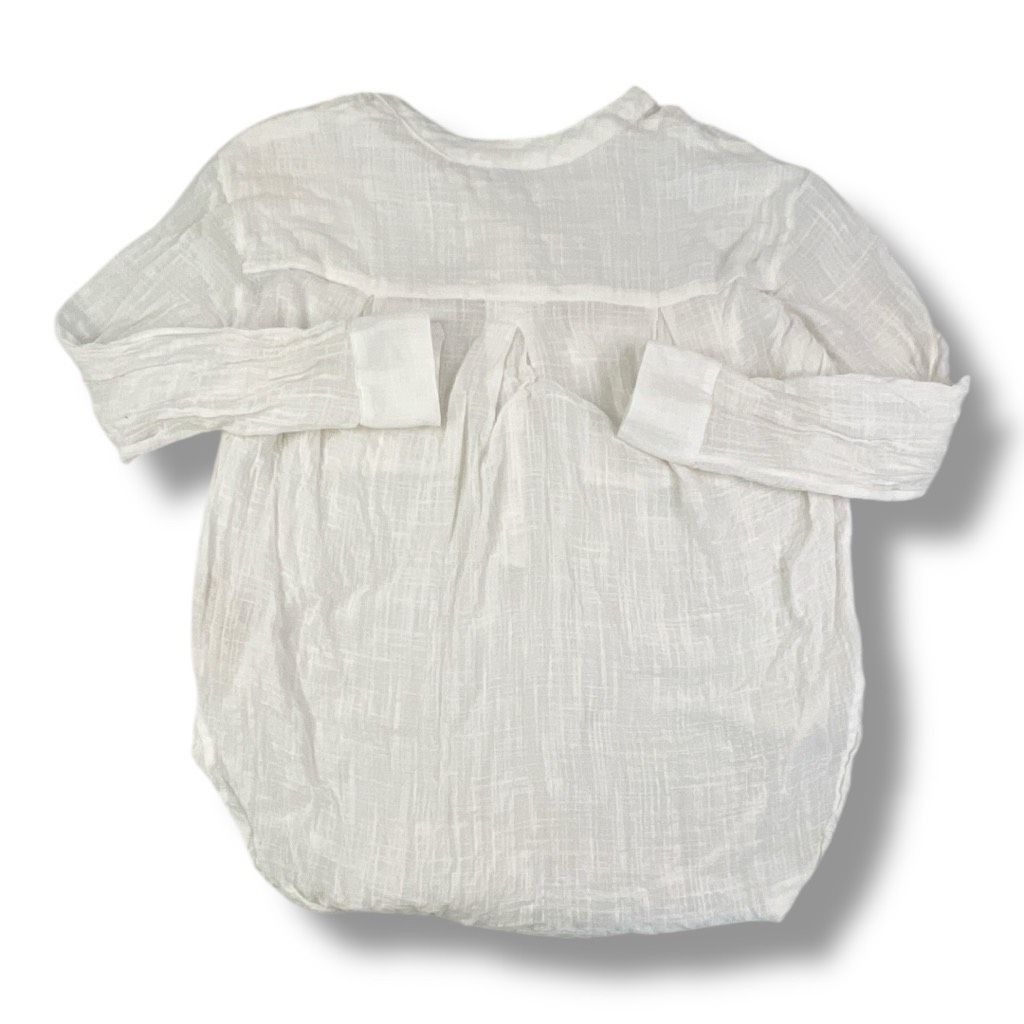 Free People Free People Talk To Me Lightweight Sheer Gauzy Button Down B Size M / US 6-8 / IT 42-44 - 4 Thumbnail