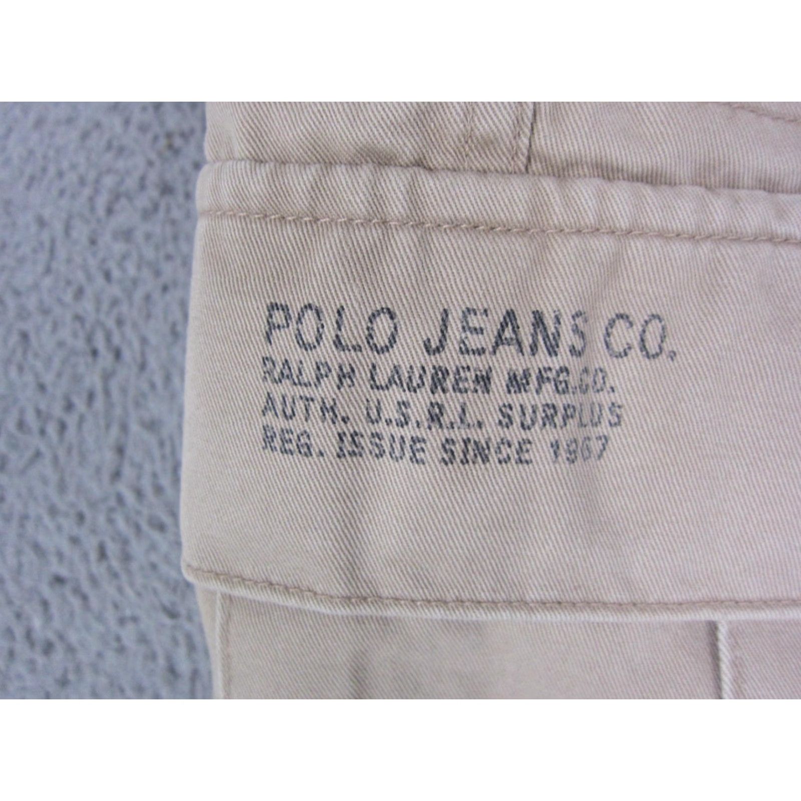 Polo Ralph Lauren VINTAGE Polo Ralph Lauren Pants Mens W36 L32 Brown Cargo Military Surplus USRL Size US M / EU 48-50 / 2 - 5 Thumbnail