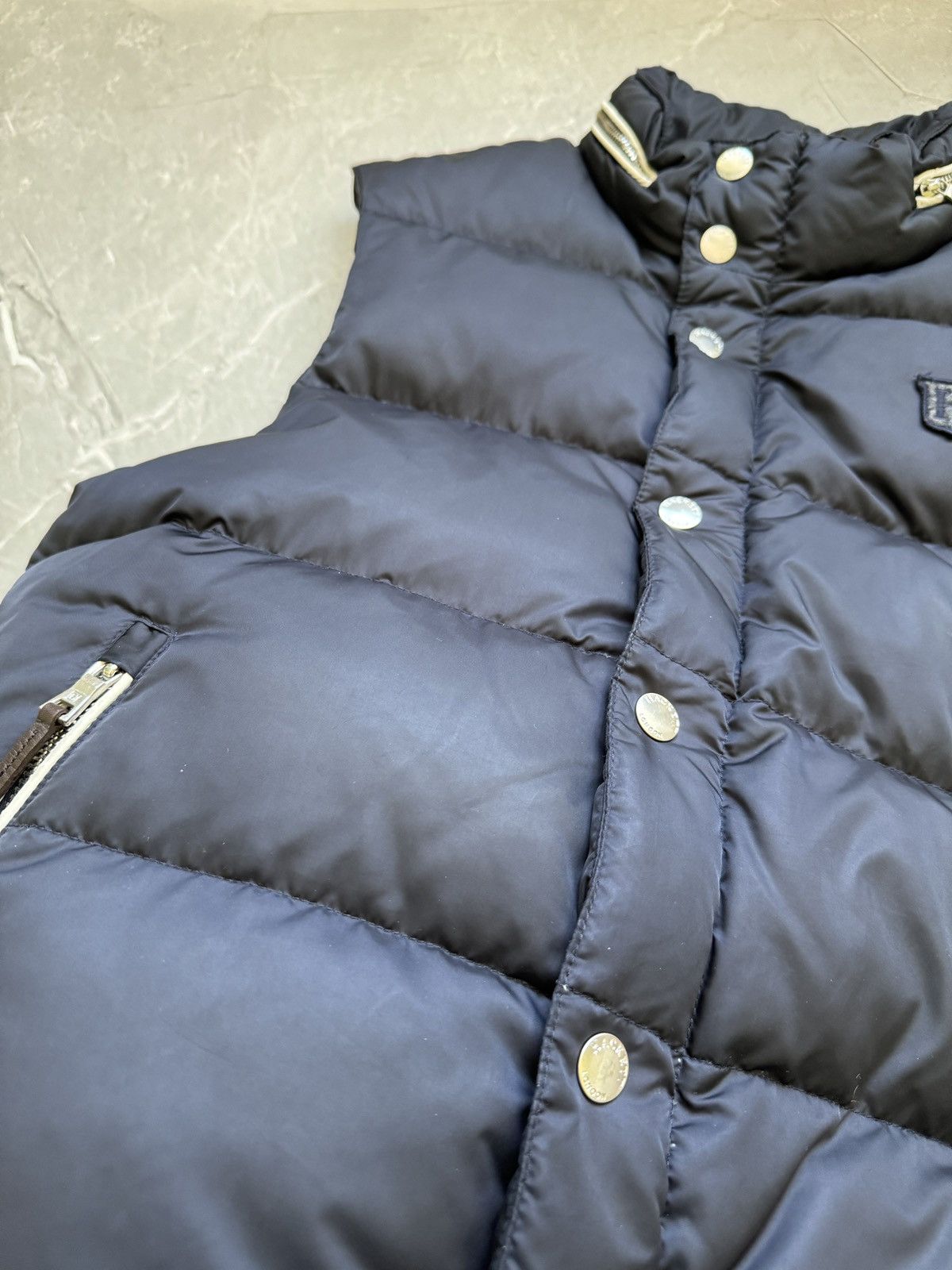 Hackett Hackett London Nylon Down Puffer Vest Navy Inner Hood Size US M / EU 48-50 / 2 - 7 Thumbnail