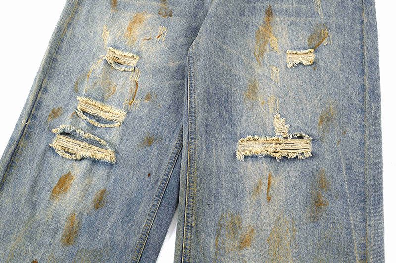 Vintage Men's loose-fitting American retro Vibe ripped jeans Size US 32 / EU 48 - 4 Thumbnail
