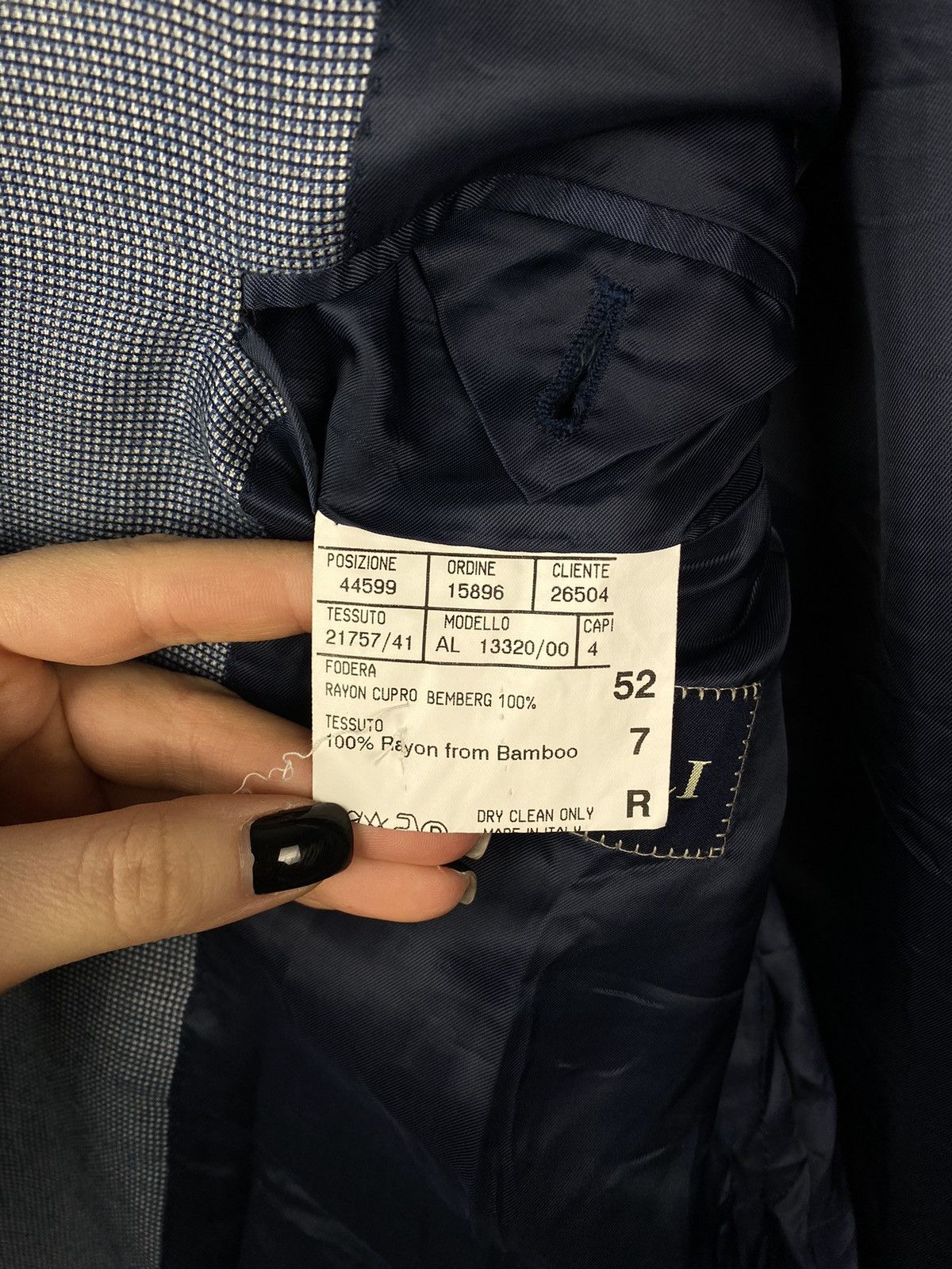 Canali Canali men’s bamboo blazer jacket sport coat size US 42 Size 42R - 22 Thumbnail