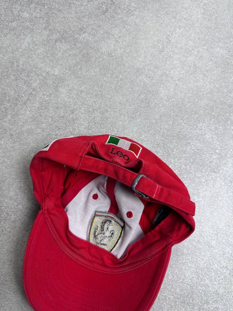 Vintage Vintage 90s Ferarri Leo F-1 Racing Cap Y2K Os Size ONE SIZE - 5 Thumbnail