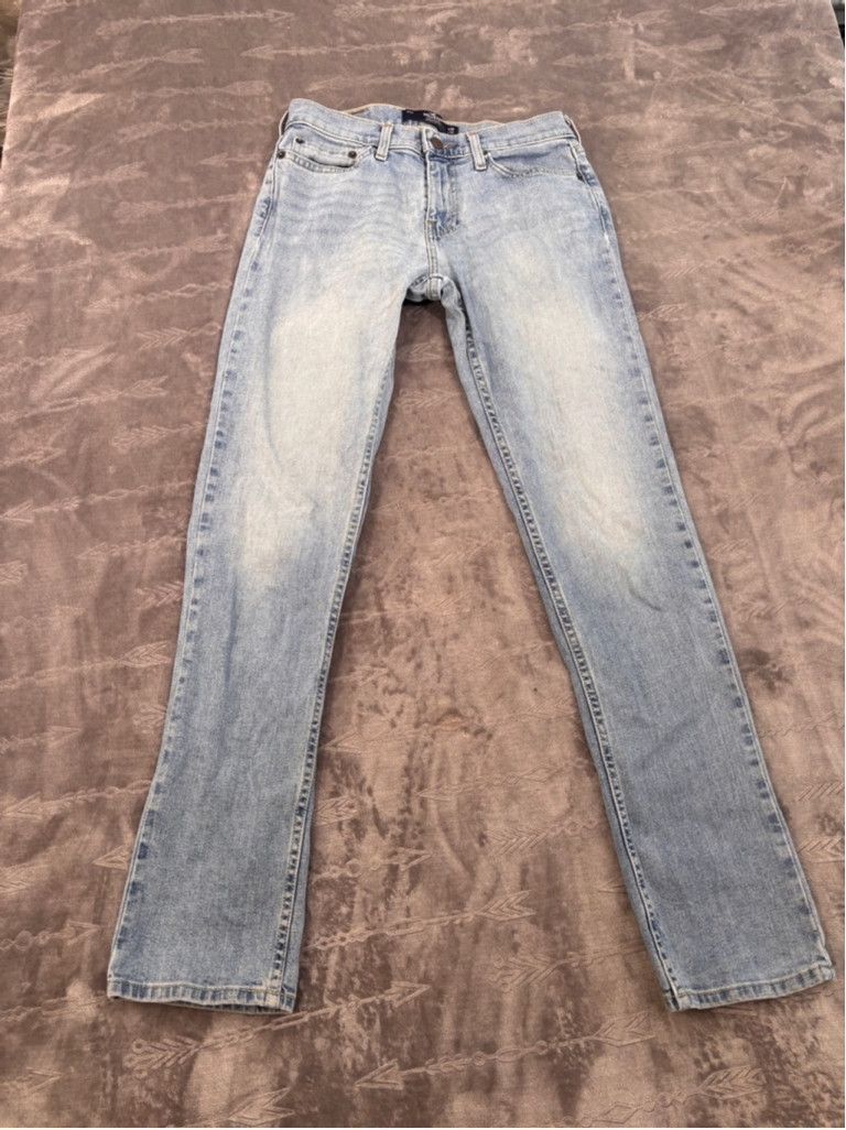 Hollister Hollister Men's Jeans, W28 L32, Light Blue Size US 28 / EU 44 - 1 Thumbnail