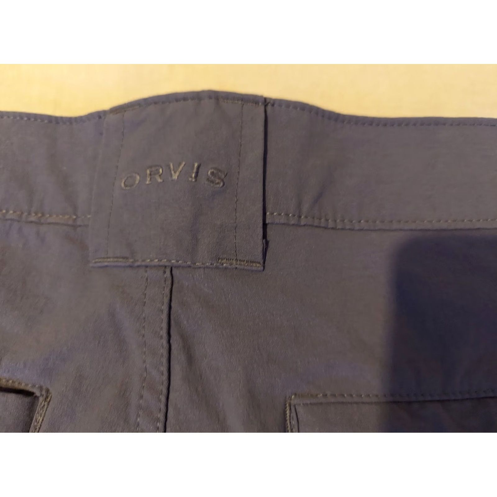 Orvis VINTAGE? No — Orvis Cargo Shorts Mens 40 Gray Nylon Cargo Pocket Regular Flat Front Outdoor 9.5 Inseam Summer Casual Size US 40 / EU 56 - 2 Thumbnail