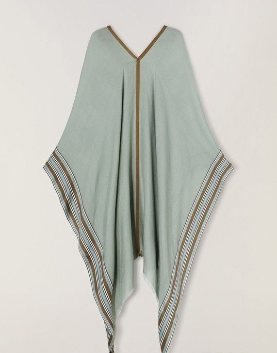 Loro Piana o1srvl11e0824 Size: OS / Suitcase Stripe Cape in Multicolor Size ONE SIZE - 1 Thumbnail