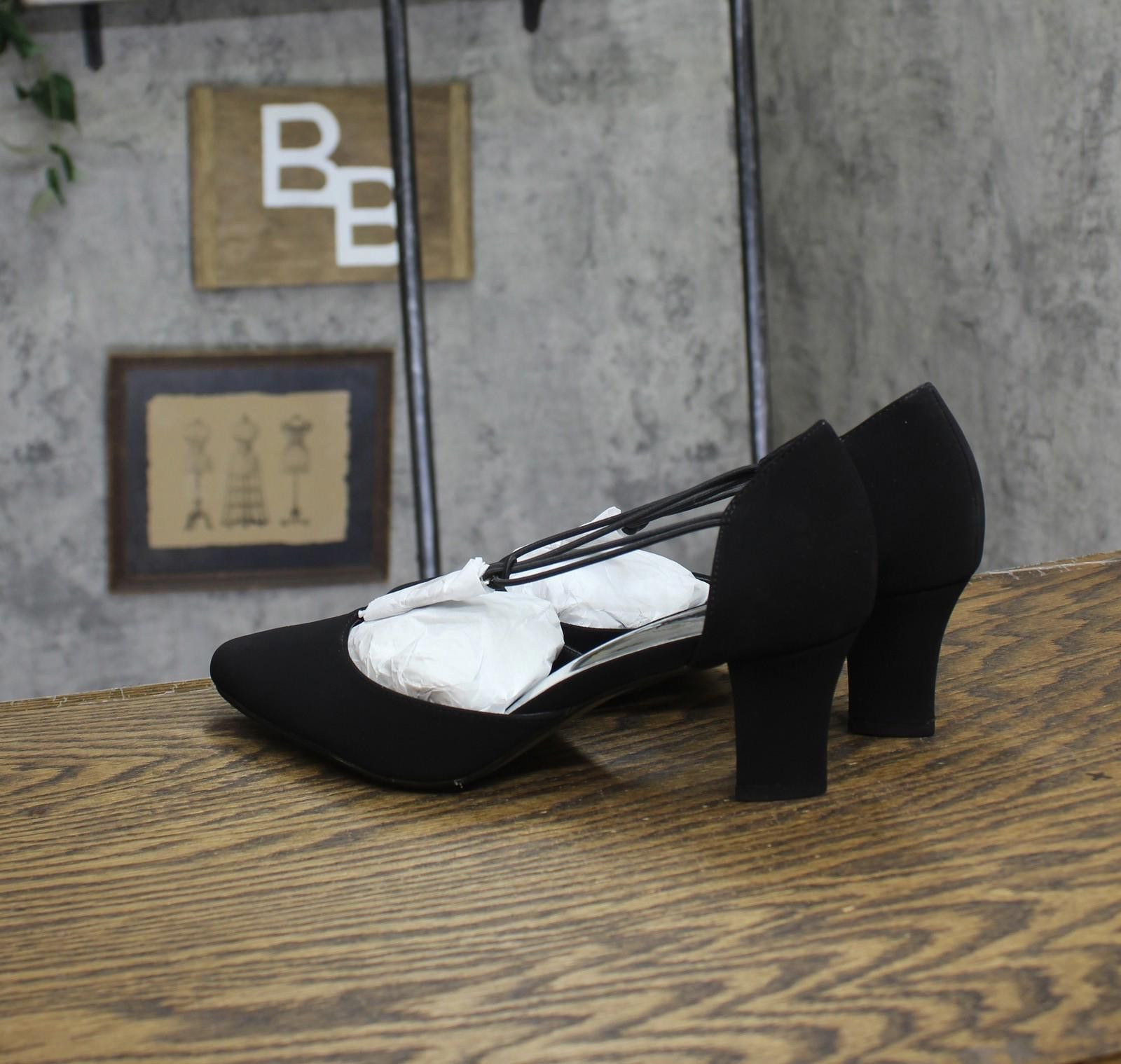 Other Nwt Easy Street Dress Pumps Heels Moonlight Black Lamy 9n Size US 9 / IT 39 - 2 Thumbnail