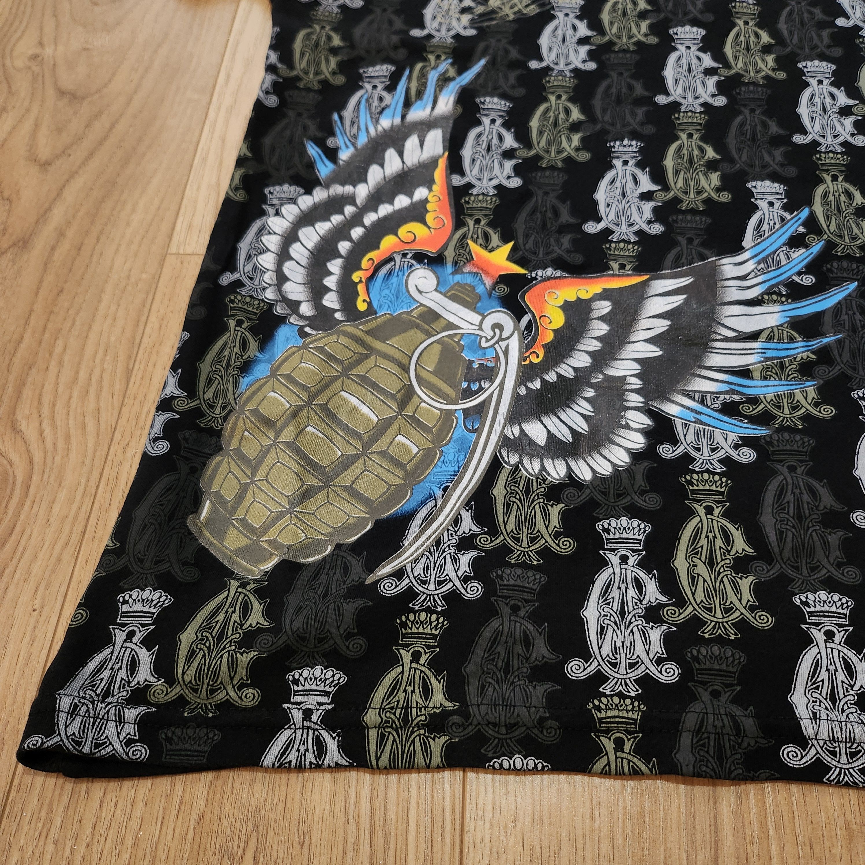 Christian Audigier × Designer Christian Audigier Granade Print Tee Size US M / EU 48-50 / 2 - 2 Thumbnail