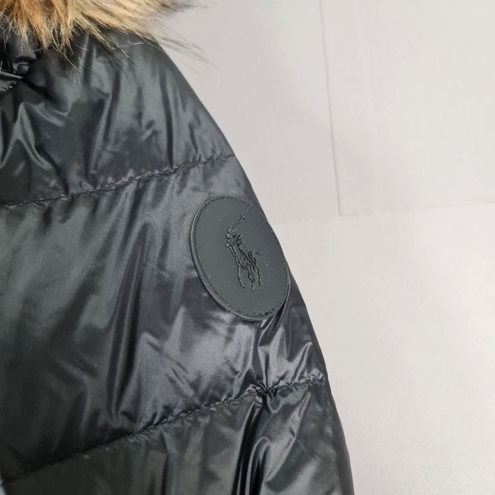Polo Ralph Lauren Polo Ralph Lauren Womens Jacket Black Medium Faux Fur Down Fill Padded Puffer Size M / US 6-8 / IT 42-44 - 5 Thumbnail