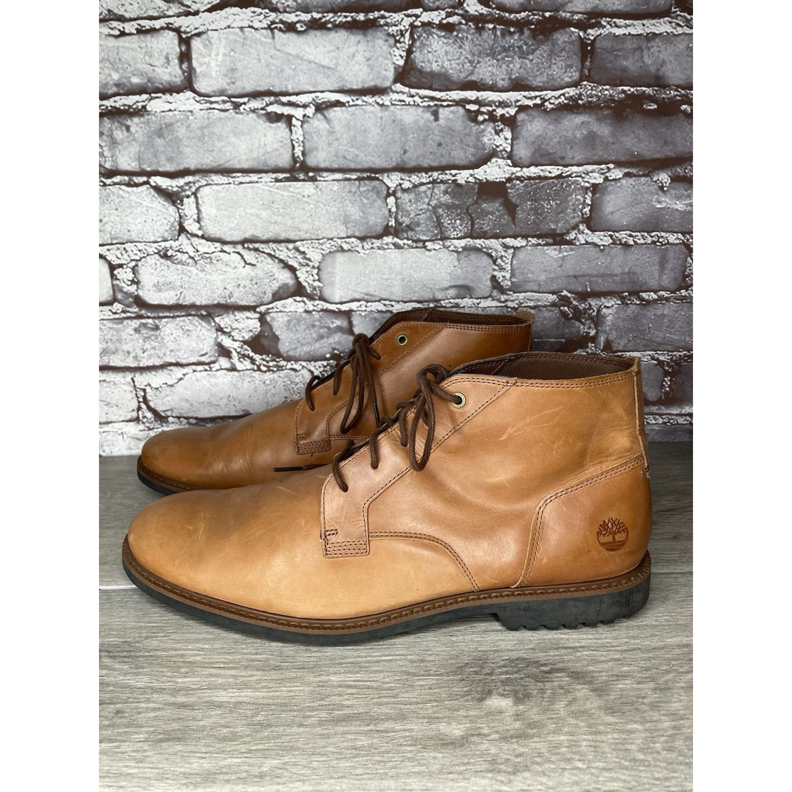 Timberland Timberland Lafayette Park Brown Leather Chukka Lace Up Boots Size US 12 / EU 45 - 1 Thumbnail