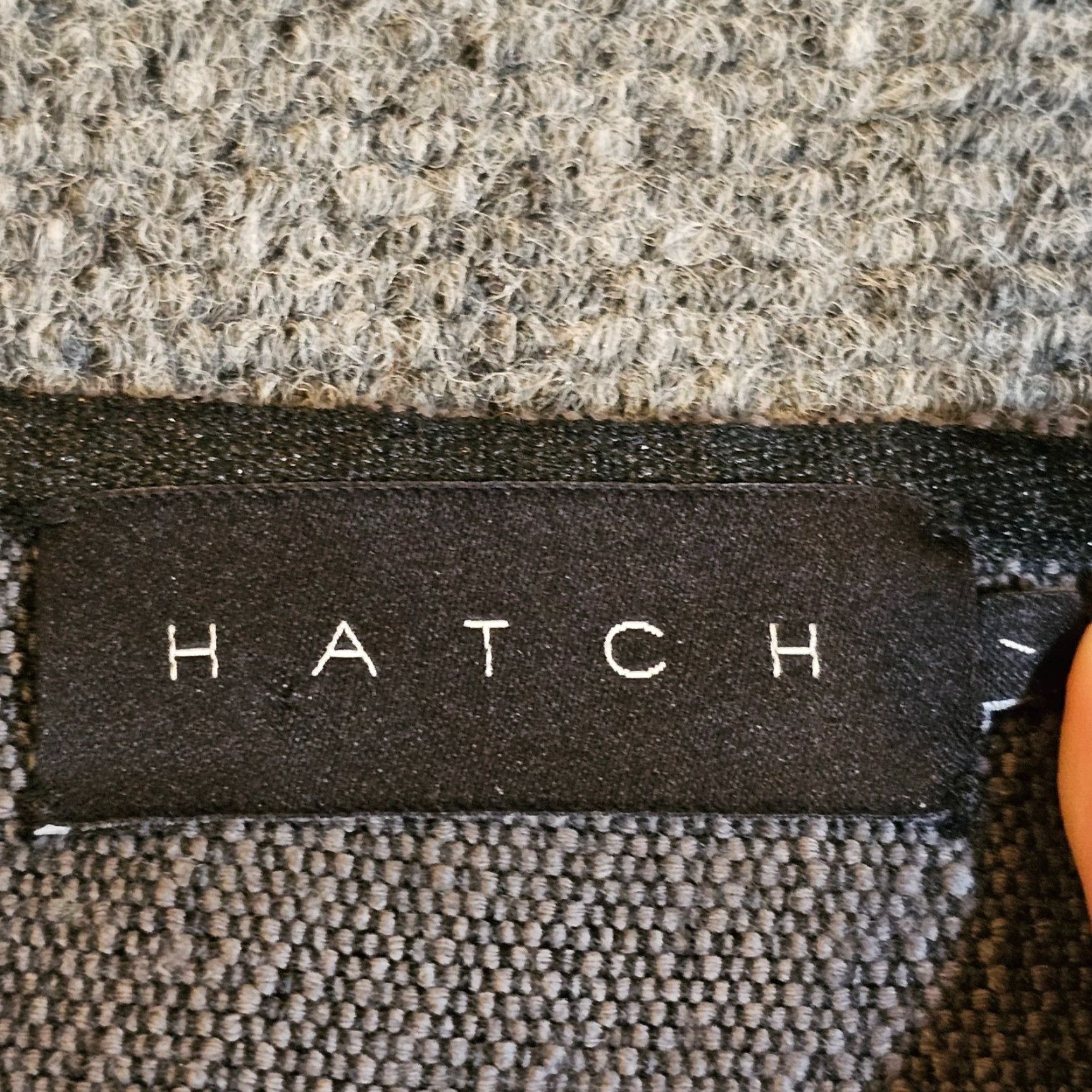Vintage Hatch Dress Womens Small Gray Maternity Merino Wool A-Line Pockets Casual Size S / US 4 / IT 40 - 3 Thumbnail