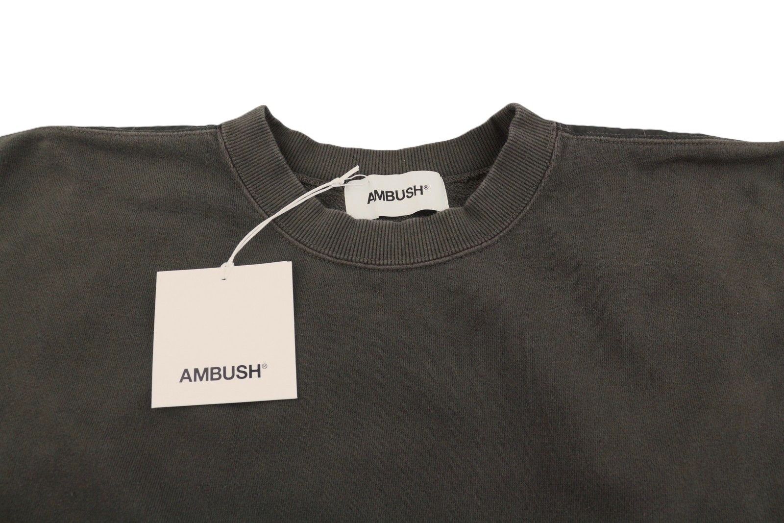 Ambush Design MIX QUILTED L Grey Crew Neck Long Sleeve Pullover 87670 Size US L / EU 52-54 / 3 - 5 Thumbnail