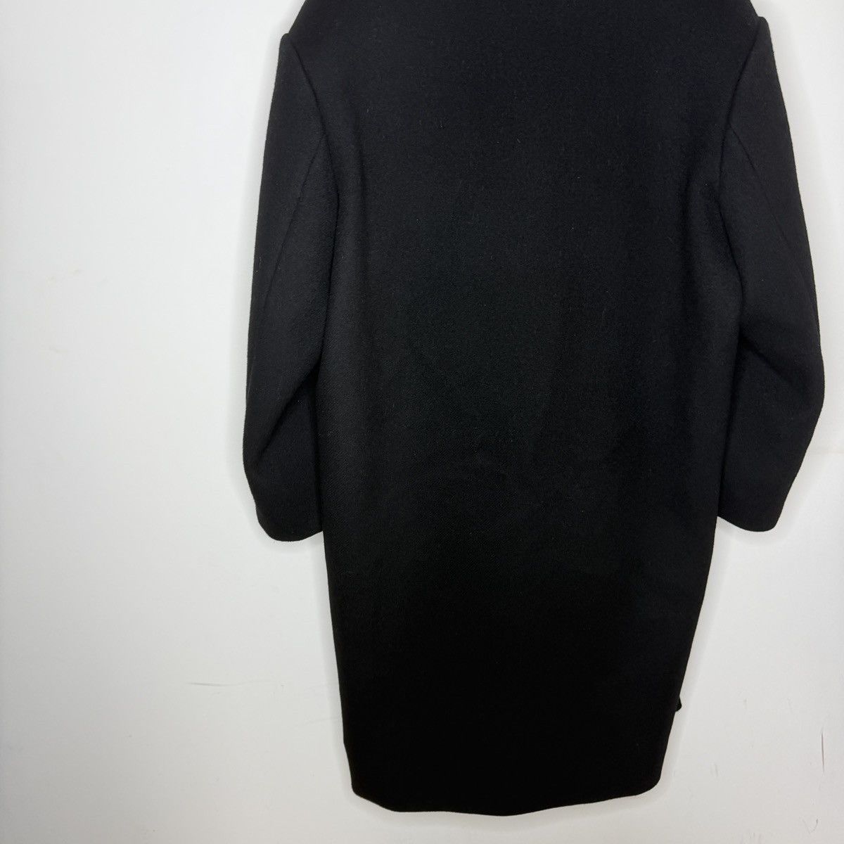 Japanese Brand Paper Moon Made in Korea Oversized Heavy Black Wool Coat Size US M / EU 48-50 / 2 - 10 Thumbnail