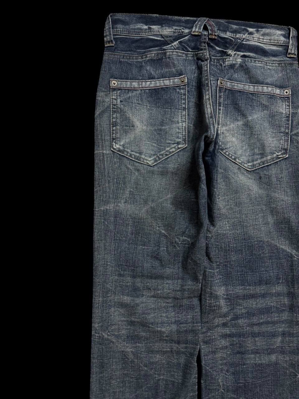 Other INSANE 90s Style Japanese Smoke Mudwash Clawmark Dark Jeans Size US 30 / EU 46 - 15 Thumbnail