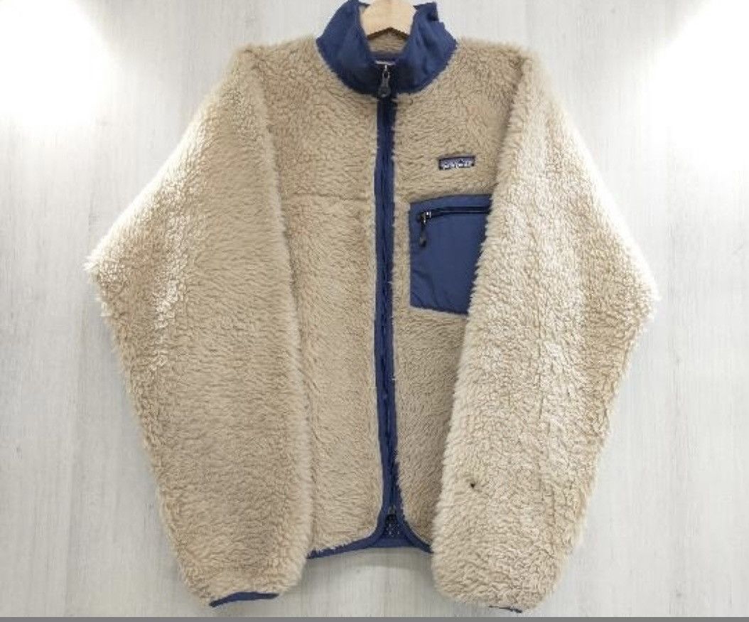 Vintage Patagonia Retro X Deep Pile Oatmeal Fleece Size M