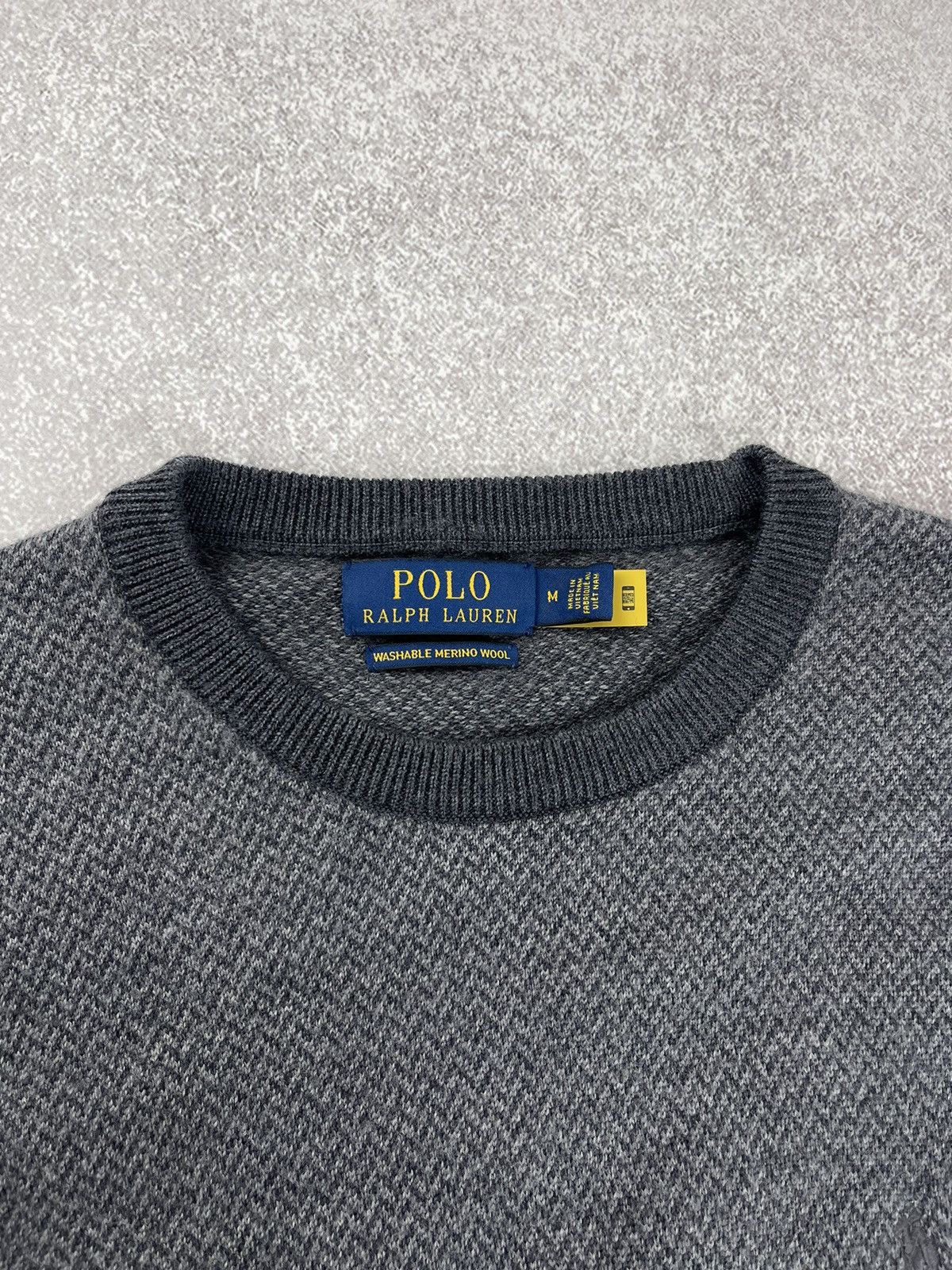 Polo Ralph Lauren Polo Ralph Lauren Washable Merino Wool Knit Sweater Size M Size US M / EU 48-50 / 2 - 6 Thumbnail