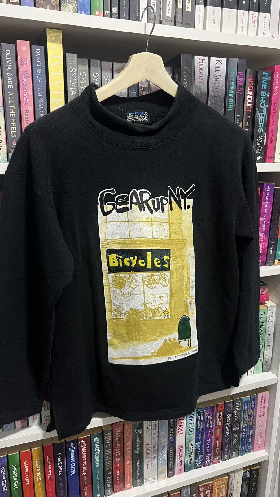 Vintage 1990 NY Artist Guild Pop Art Sweatshirt Size US M / EU 48-50 / 2 - 2 Thumbnail